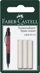 Gumka Zapasowa Do Ołówka  Grip Plus 3 szt. Blister Faber-Castell