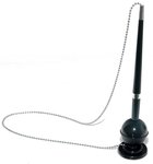 Długopis Na Metalowym Łańcuszku Office Products Stojący Samoprzylepny Niebieski