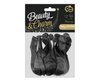 Balony Beauty&Charm, metaliki czarne 12 cali/ 10 szt. /GoDan