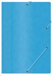 Teczka Z Gumką Office Products Preszpan A4 390Gsm 3-Skrz. Niebieska