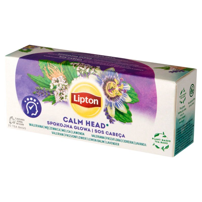 Herbata Lipton Ziołowa Spokojna Głowa 20 Torebek