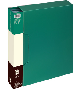 Teczka ofertowa 9008 A  80 koszulek GRAND zielona