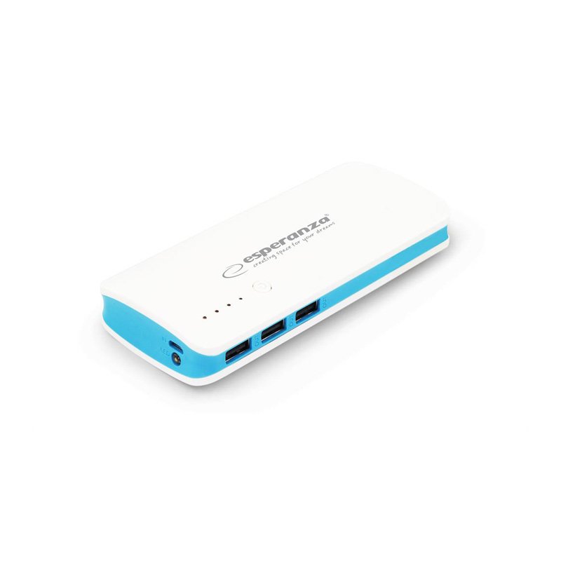 Power Bank 8000MAH Biało-Niebieski /Esperanza