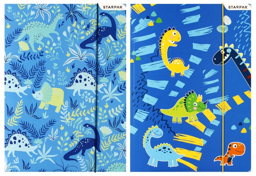 Teczka A4 z Gumką Dino /Starpak