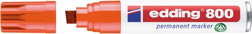 Marker permanentny e-800 EDDING 4-12mm pomarańczowy