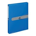 Teczka na Gumkę A4 BOX PP 40mm Easy Orga Niebieska /Herlitz