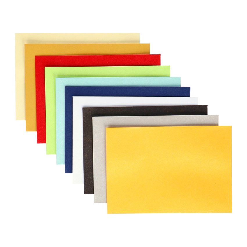 Koperta Ozdobna Mix Kolorów Metalizowanych B7 120g 88x125mm 100szt. /Argo 280599