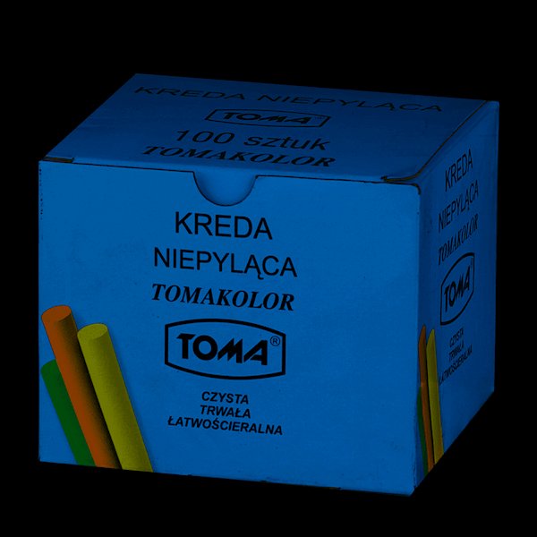 Kreda Szkolna Okrągła 100szt. Kolor Niepyląca /Toma