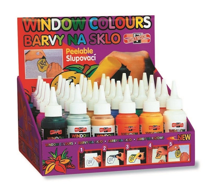 Farba Witrażowa 60ml 9742016 Konturówka Czarna /Koh-I-Noor