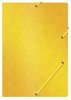 Teczka Z Gumką Office Products Preszpan A4 390Gsm 3-Skrz. Żółta