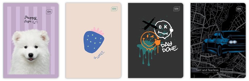 Zeszyt A5 32 gładki 70g UV Mix