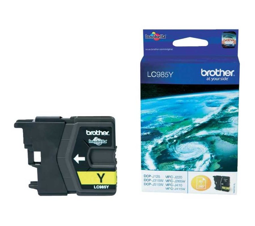 Brother LC985Y DCP-J125/J315/J515/MFC-J220/J265/J410 Yellow (Oryg.)
