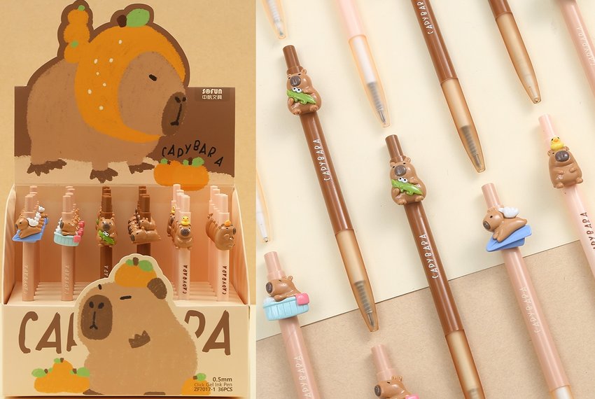 Długopis Żelowy Aut. 0.5 Kapibara (szt.)