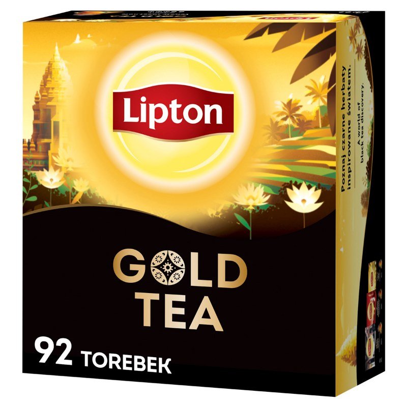 Herbata Lipton Czarna Gold Tea 92 Torebki