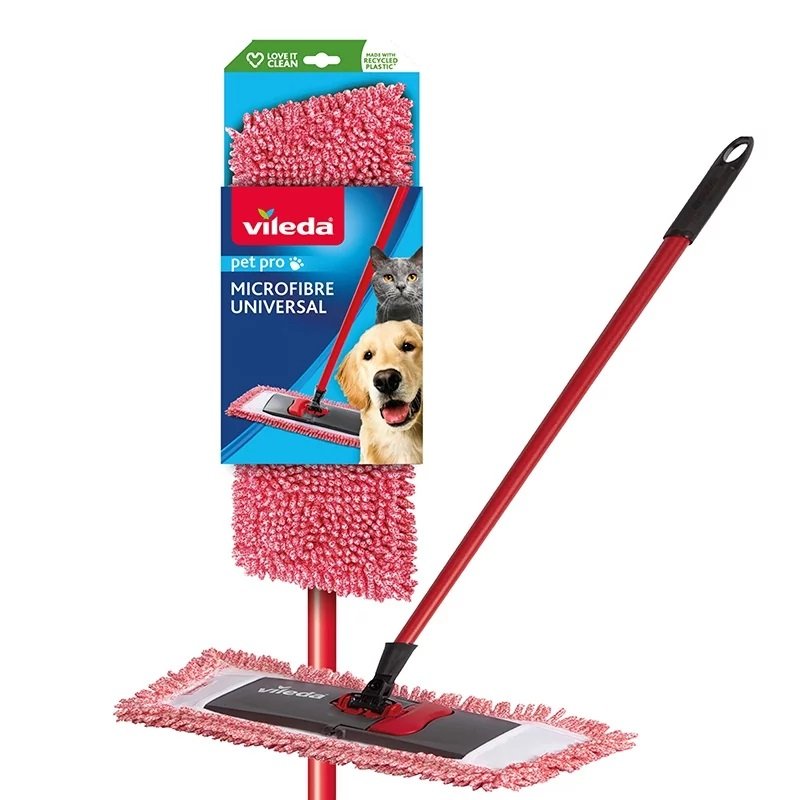 Mop Płaski Vileda+Kij Pet Pro /Vileda