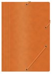 Teczka Z Gumką Office Products Preszpan A4 390Gsm 3-Skrz. Pomarańczowa