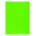 Teczka Z Gumką Office Products Karton A4 300Gsm 3-Skrz. Zielona