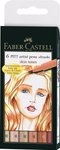 Pitt Artist Pen Skin Etui 6 szt. Faber-Castell