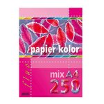Papier Xero A4 A'250 80g Mix Kolorów Fluo /Kreska