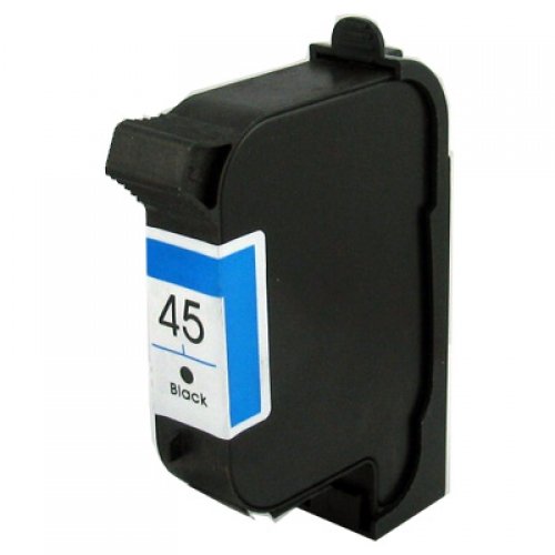 HP 45 850/900/1100/1120/1600/G55/R65/T45 Czarny /Ink