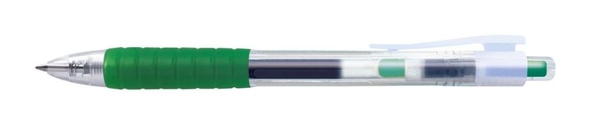 Długopis Automatyczny Żelowy Fast Gel   0,7 Mm Zielony Faber-Castell