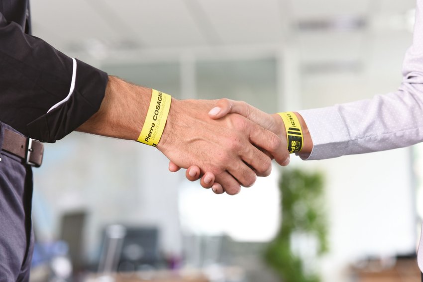 Etykiety Identyfikacyjne Na Rękę Poliestrowe 265x18 mm 100 szt. Żółte Avery L4001-10