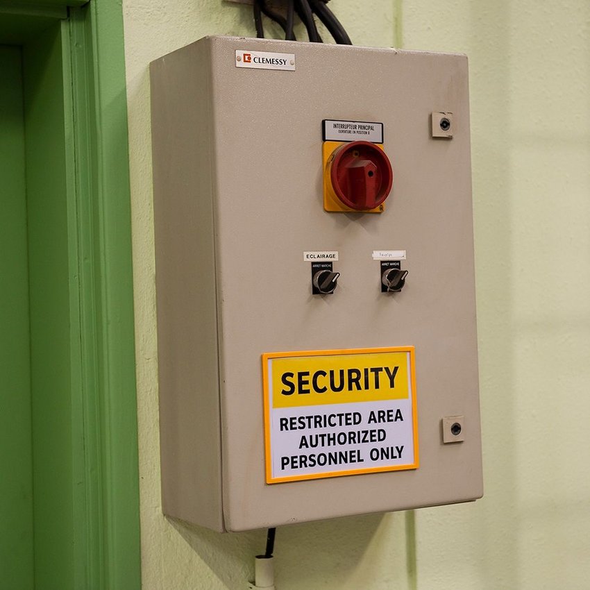 Magnetyczny Identyfikator Naścienny A5 Tarifold Czerwony