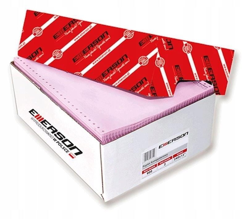 Papier Komp. 240x12x2 Kolor Nadruk Red /Emerson