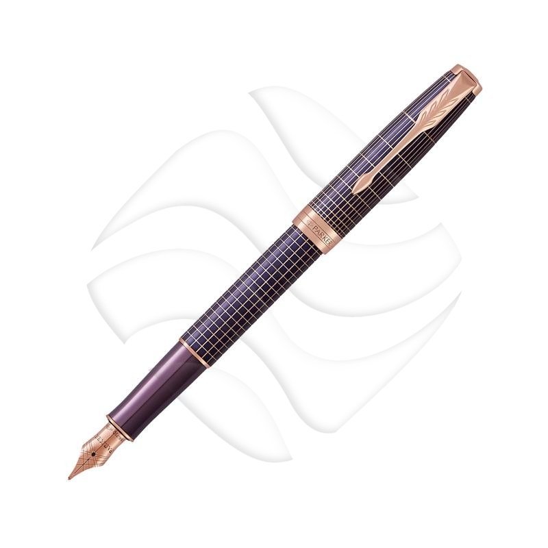 Parker Pióro Wieczne Sonnet Premium Chiselled Fioletowe PGT(18k) FP (F) [1931542]
