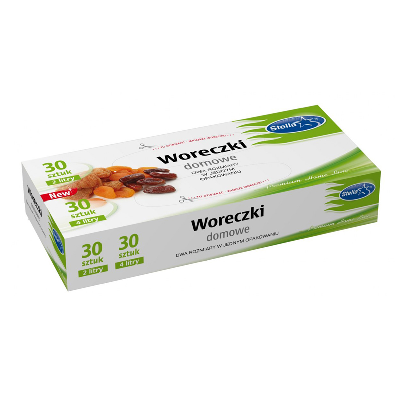 Woreczki Domowe 2L x A'30 i 4L x A'30 Box /Stella