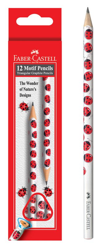Ołówek Trójkątny Motyw Biedronka Faber-Castell