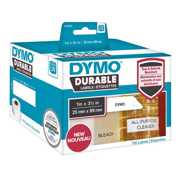 Etykieta Dymo Durable Wielofunkcyjna - 25mm x 89mm