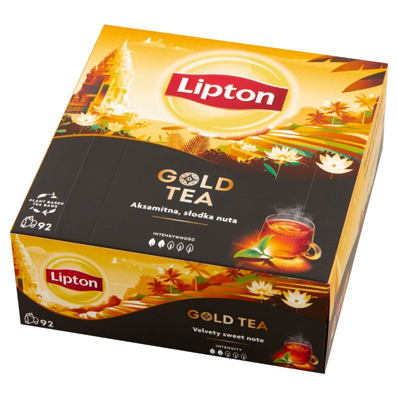 Herbata Lipton Czarna Gold Tea 92 Torebki