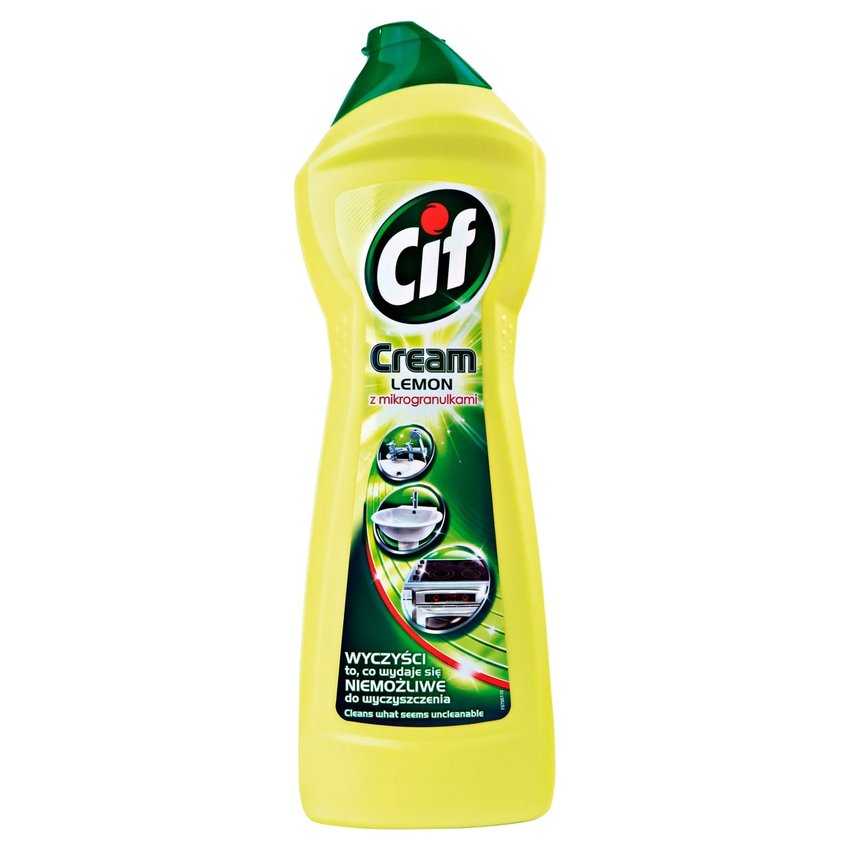 Cif Mleczko Do Czyszczenia 750ml Cream Citrus Żółte