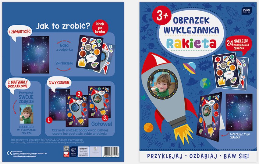 Obrazek Wyklejanka Rakieta  /Interdruk