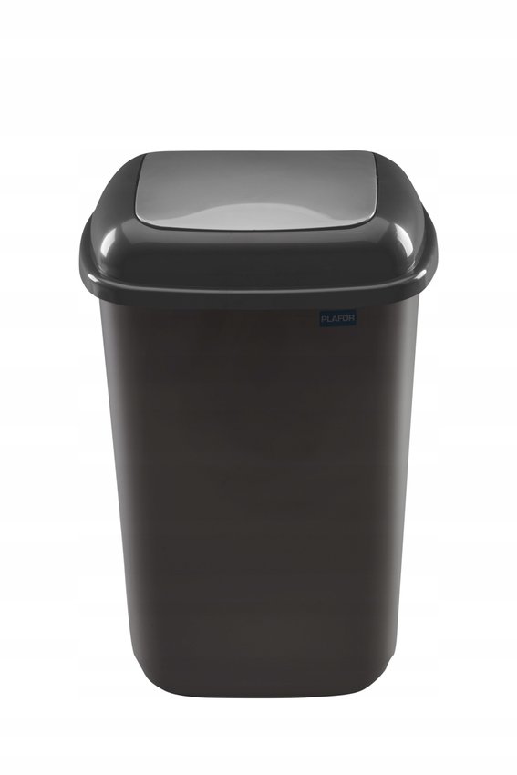 Kosz do Segregacji Śmieci Quatro 45l [656-07] Srebrny  / Plafor