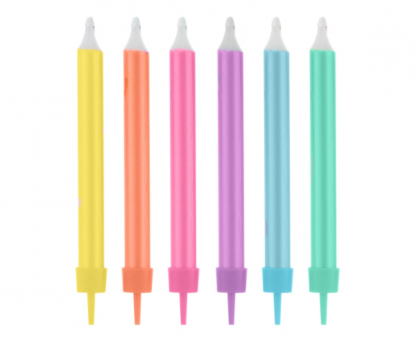 Świeczki Jumbo, kolorowy miks, 12 szt. /GoDan