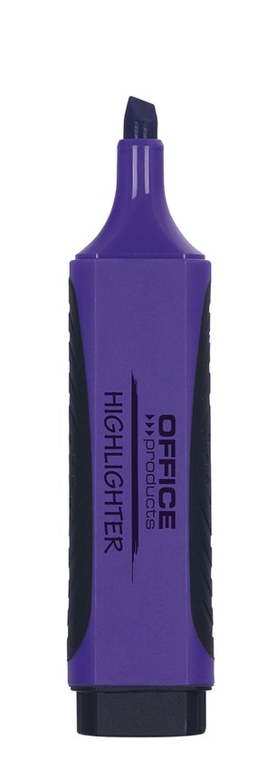 Zakreślacz OFFICE PRODUCTS z gumowym uchwytem 2-5mm fioletowy