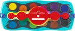 Farby Szkolne Connector 12 Kol. W Turkusowej Kasetce Faber-Castell