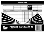 RW Pobranie Materiałów A5 Wielok. 01036 /Typograf