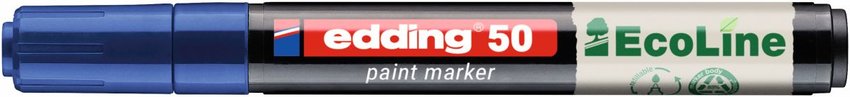Marker olejowy na bazie wody e-50 EDDING EcoLine 2-3mm niebieski
