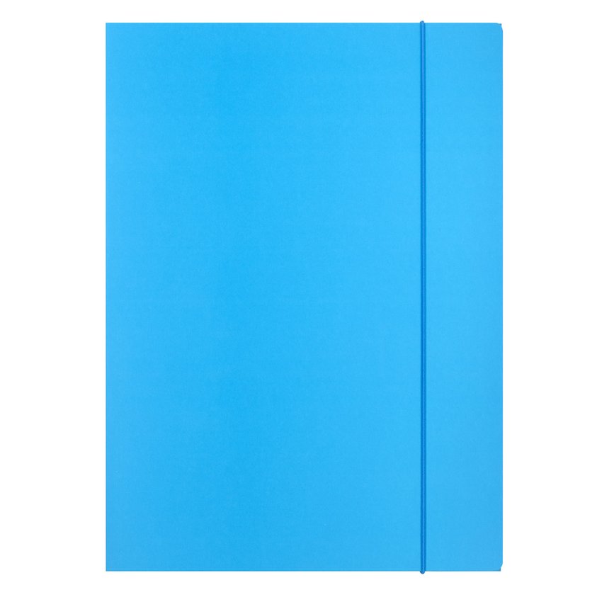 Teczka z gumką OFFICE PRODUCTS Fluo soft touch karton/lakier A4 320gsm 3-skrz., mix kolorów