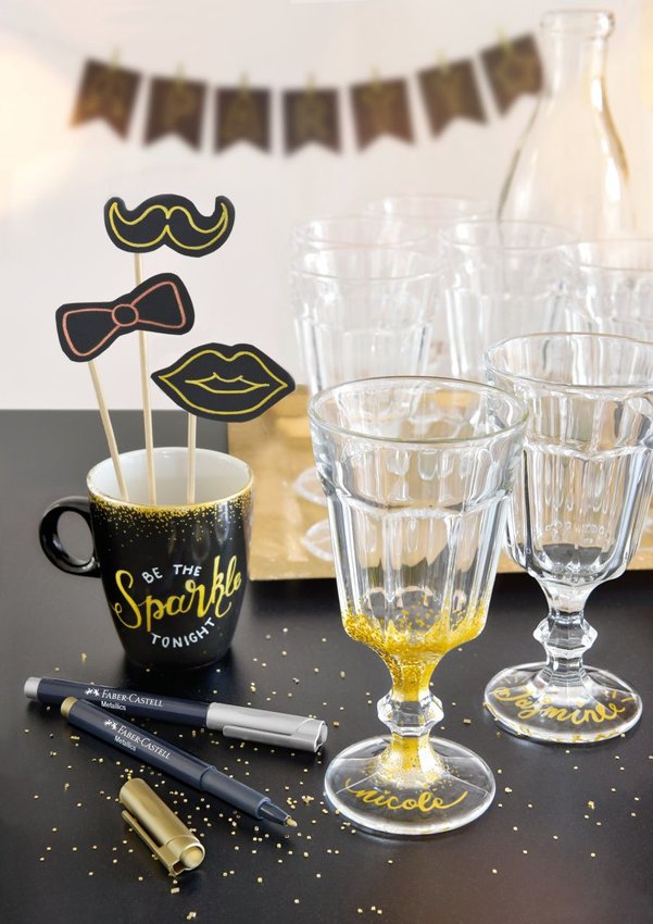 Pisak Metaliczny Metallics Kolor Srebrny I Złoty Blister 2 Szt. Faber-Castell