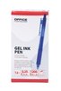 Długopis automatyczny żelowy OFFICE PRODUCTS  gr. linii 025mm dł. linii 1200m niebieski