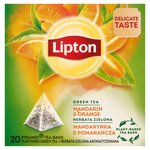 Herbata Lipton Piramidki 20 Torebek Zielona Mandarynka I Pomarańcza
