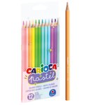 Kredki ołówkowe pastelowe CARIOCA 12 kol. (43034)