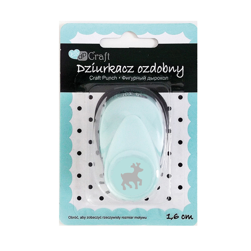 Dziurkacz Ozdobny 1.6cm [JCDZ-105-187] Renifer /DpCraft