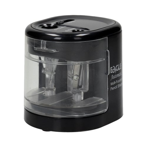 Temperówka na baterie EAGLE EG-5161USB dwuotworowa czarna