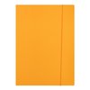 Teczka z gumką OFFICE PRODUCTS Fluo soft touch karton/lakier A4 320gsm 3-skrz., mix kolorów