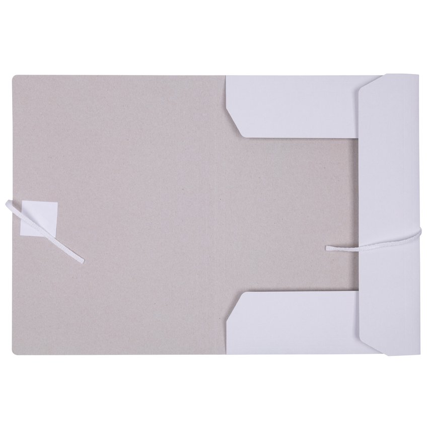 Teczka wiązana OFFICE PRODUCTS Budget karton A4 250gsm 3-skrz., biała
